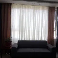 پرده پانچی با چوب پرده ۵/۳۰