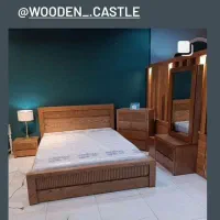 سرویس خواب دونفره مدل cnc