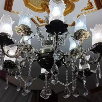 لوستر تمام برنز ۶ شاخه