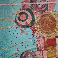 روسری دور دست دوز دخترانه