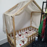 تخت کودک  کلبه ای