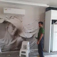 نصاب کاغذ دیواری پوستر کفپوش با ضمانت اجرایی