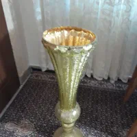 گلدان طلایی بلند،نو