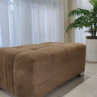 پاف راحتی دونفره پارچه ترک کاملا نـو نـو