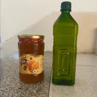 روغن زیتون بکر وعسل طبیعی