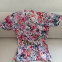 بلوزاستین کوتاه نخی