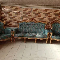 مبل استیل هفت نفره سالم وتمیز