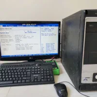 کیس کامپیوتر کامل ddr3 با مانیتور 22