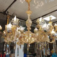طرح تعویض لوستر کهنه با لوستر نو