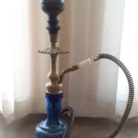 قلیان برنجی تو پر