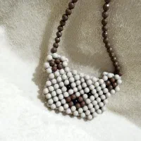 کیف مرواریدی دستباف