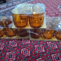 فروس لیوان دسته دار عسلی