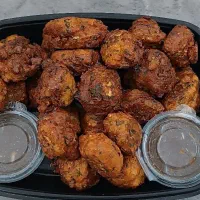 پکوره و پاستا خانگی