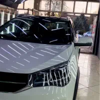 احیای رنگ سرامیک خودرو تبدیل داشبورد مشکی به کرم