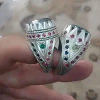 ۲ عدد انگشتر موزانایت اصل