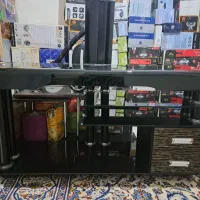 میزتلوزیون شیشه ای