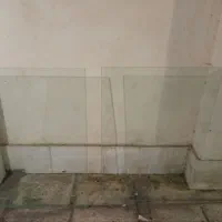 شیشه سکوریت ۶ میل دو عدد و میز کوچیک