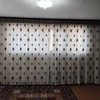 پرده همراه با دالبور باز شده