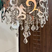 لوستر کریستال کنترلی در حد نو