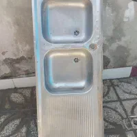 فقط۱۸۰۰ سینک ظرفشویی دولگنه اخوان درجه یک با لوله