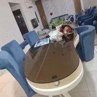 مبل 7 نفره و میز نهارخوری 5 نفره