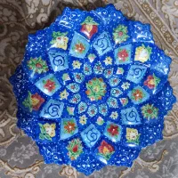 بشقاب ومیوه خوری  میناکاری