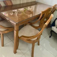 میز ناهارخوری چوبی ۶ نفره
