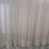 پرده حریر خارجی طرح دار