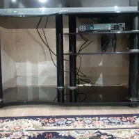 میز تلویزیون شیشه ای