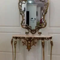 اینه وکنسول برنزی قدیمی