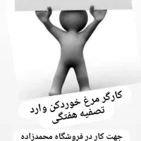 کارگر مرغ خورد کن ماهر