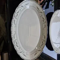 دو عدد دیس طرح گل گندم