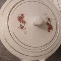 سوپ خوری چینی گل سرخ
