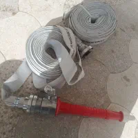 دو عددنازل آتش نشانی و شلنگ 20متری برزنتی نو