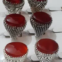 انگشتر با نگینهای معدنی و اصل