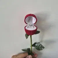 کادو حلقه زنانه با جاش