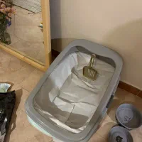 ظرف خاک  رنگ طوسی سایز بزرگ