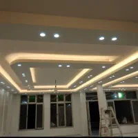 گچکاری، گلگچ، سفیدکاری، نورمخفی