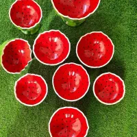 ظرف پایه دار سایز ۳ هندوانه