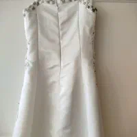 لباس عروس سنگ دوزی شده