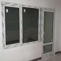 در و پنجره یو پی وی سی توری پلیسه شیشه دوجداره