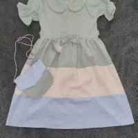 پیراهن دخترونه پاستیلی (کاملا نو نو)شیک و زیبا