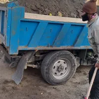 حمل نخاله به صورت شبانه روزی سرتاسره شهر