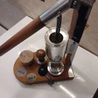 اسپرسوساز دستی(اهرمی) چری مدل رویال با لوازم اضافی