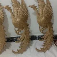 مجسمه اهنی طاوس مناسب درب