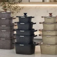 فروش سرویس قابلمه های گرانیتی زیو