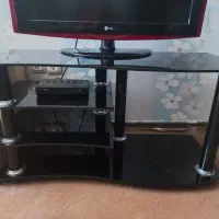 زیر تلویزیون شیشه ای سالم