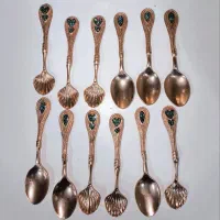 قاشق مس فیروزه