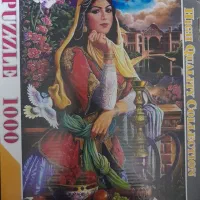 پازل ۱۰۰۰ تیکه قاب شده آماده ی نصب