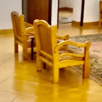 مبل 8نفره چوبی با میز